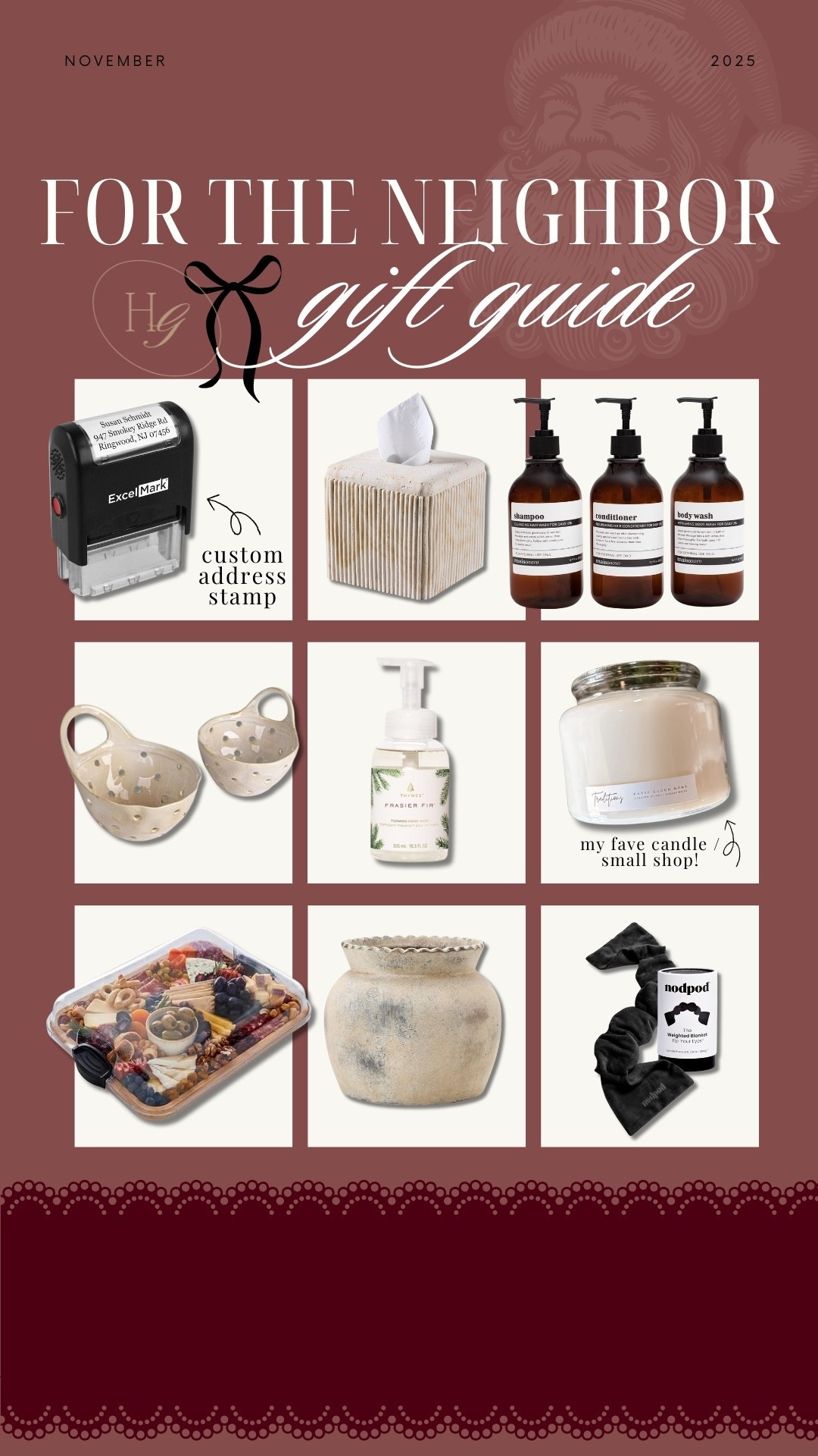 Gift guide for the neighbor / coworker / friend 🎁🤎✨🎄

Amazon / for her / for him / Holley Gabrielle 

#LTKGiftGuide #LTKHoliday #LTKCyberWeek