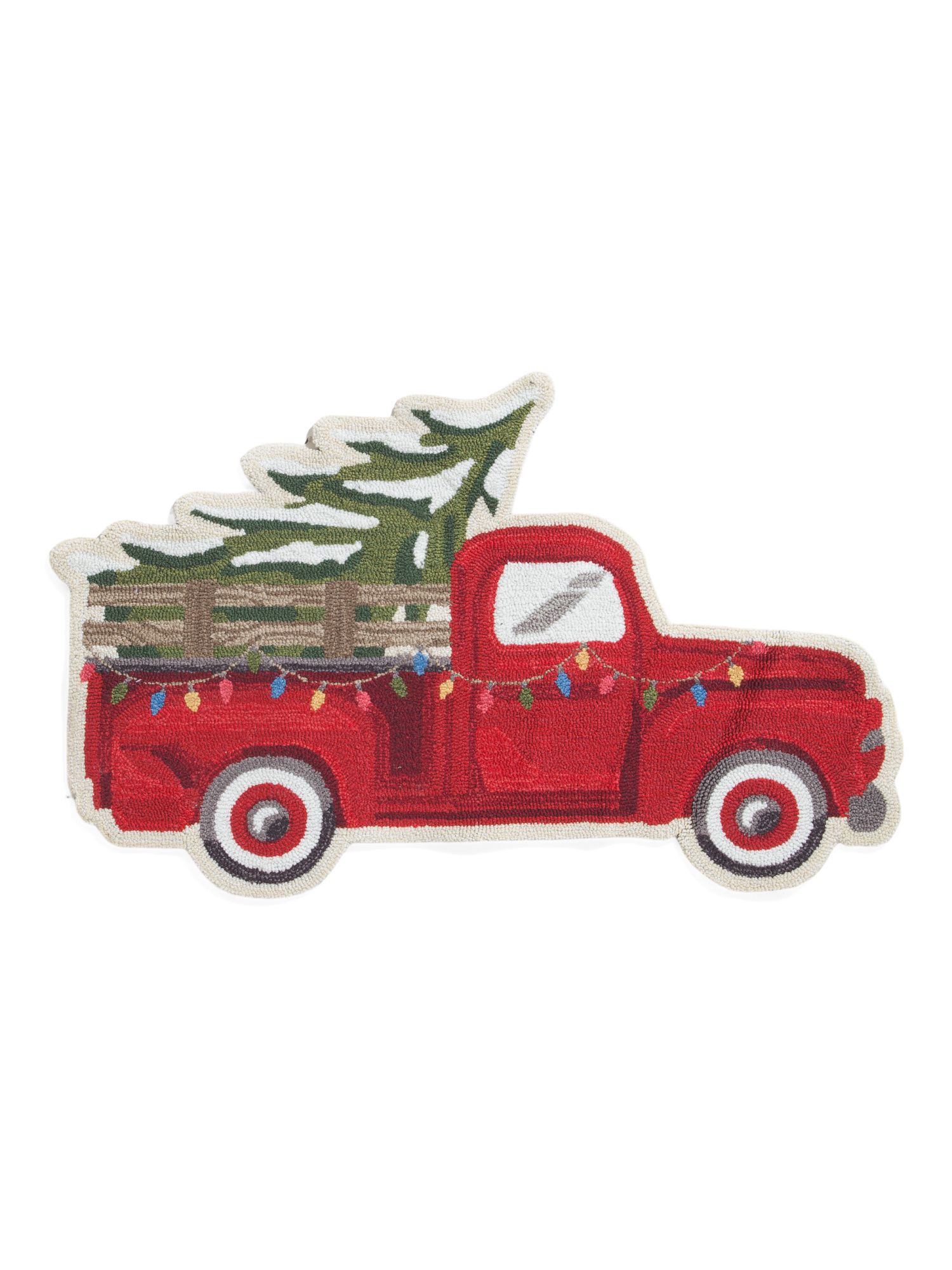 27x45 Truck Hooked Scatter Rug | TJ Maxx