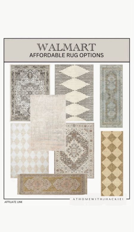 Walmart affordable rug options, neutral rugs, Walmart rugs, neutral living room rugs, living room rugs, bedroom rugs, runner rugs, area rugs, entryway rugs. 

#LTKHome #LTKStyleTip