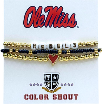 Ole Miss Love My College Bracelet Stack | Nordstrom