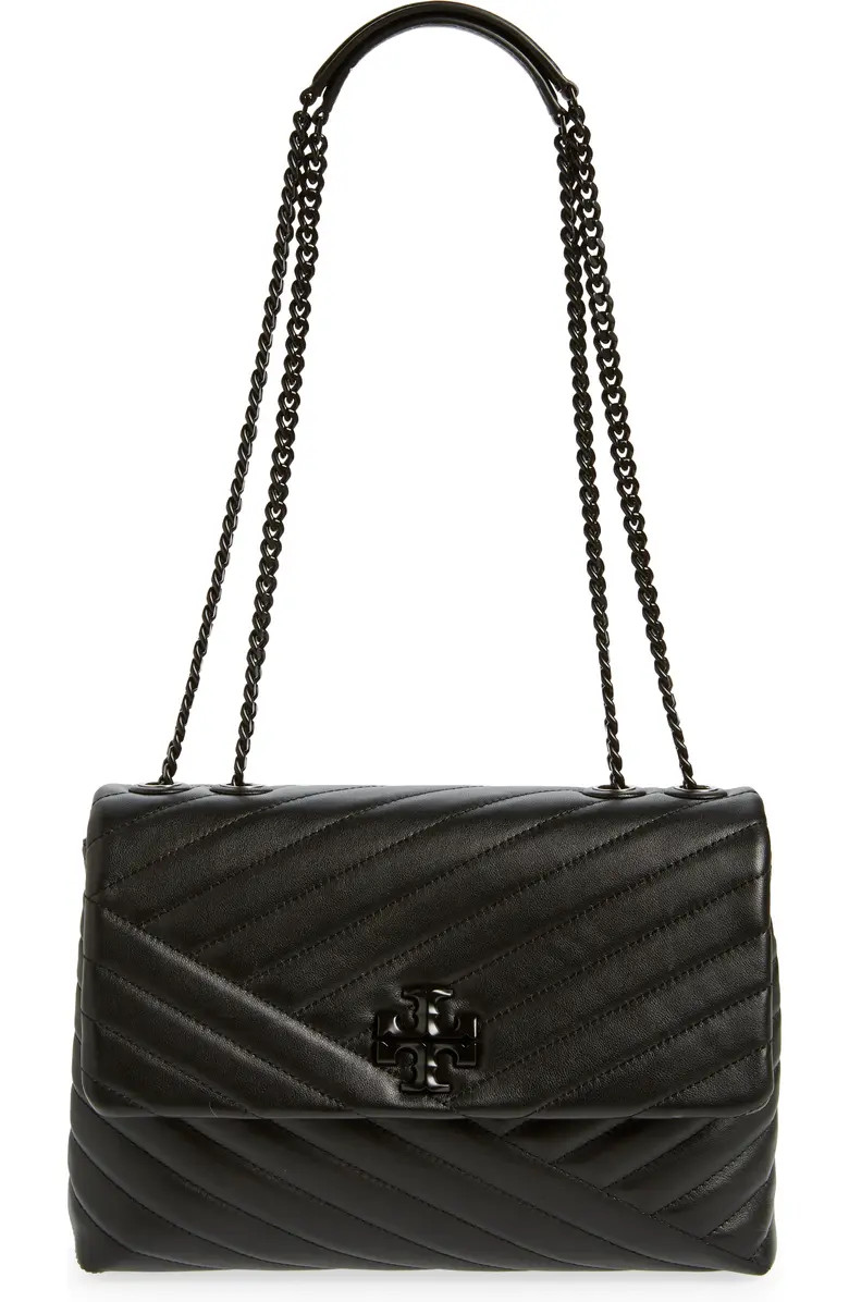 Kira Chevron Powder Coated Convertible Shoulder Bag | Nordstrom