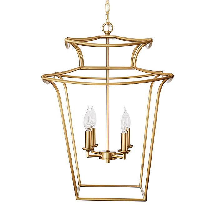 Kiri Pagoda 4-Light Pendant | Ballard Designs, Inc.