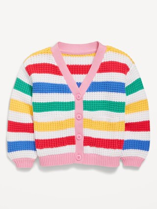 Printed Button-Front Cardigan Sweater for Toddler &amp; Baby | Old Navy | Old Navy (US)