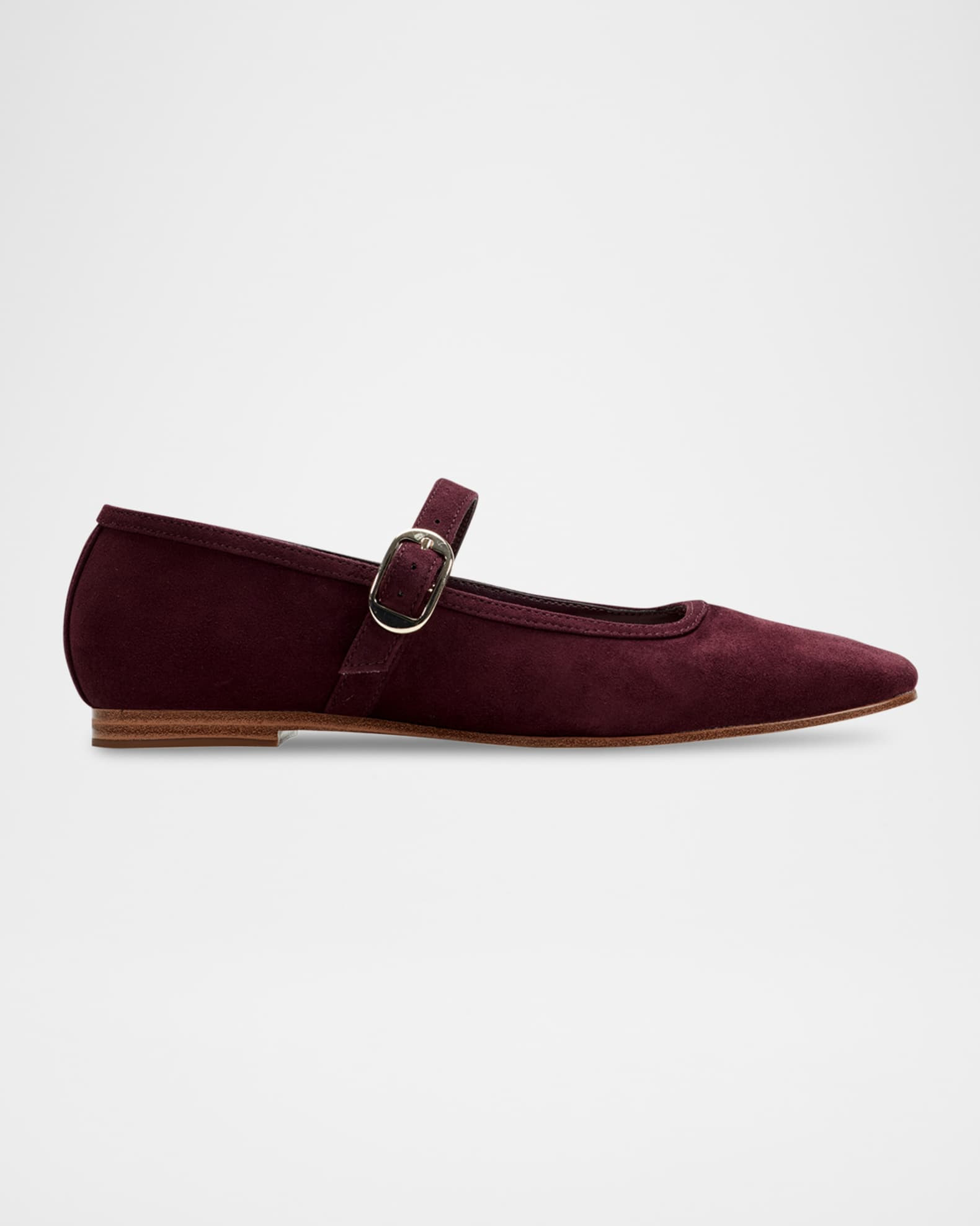 Marc Fisher LTD Garissa Suede Mary Jane Ballet Flats | Neiman Marcus