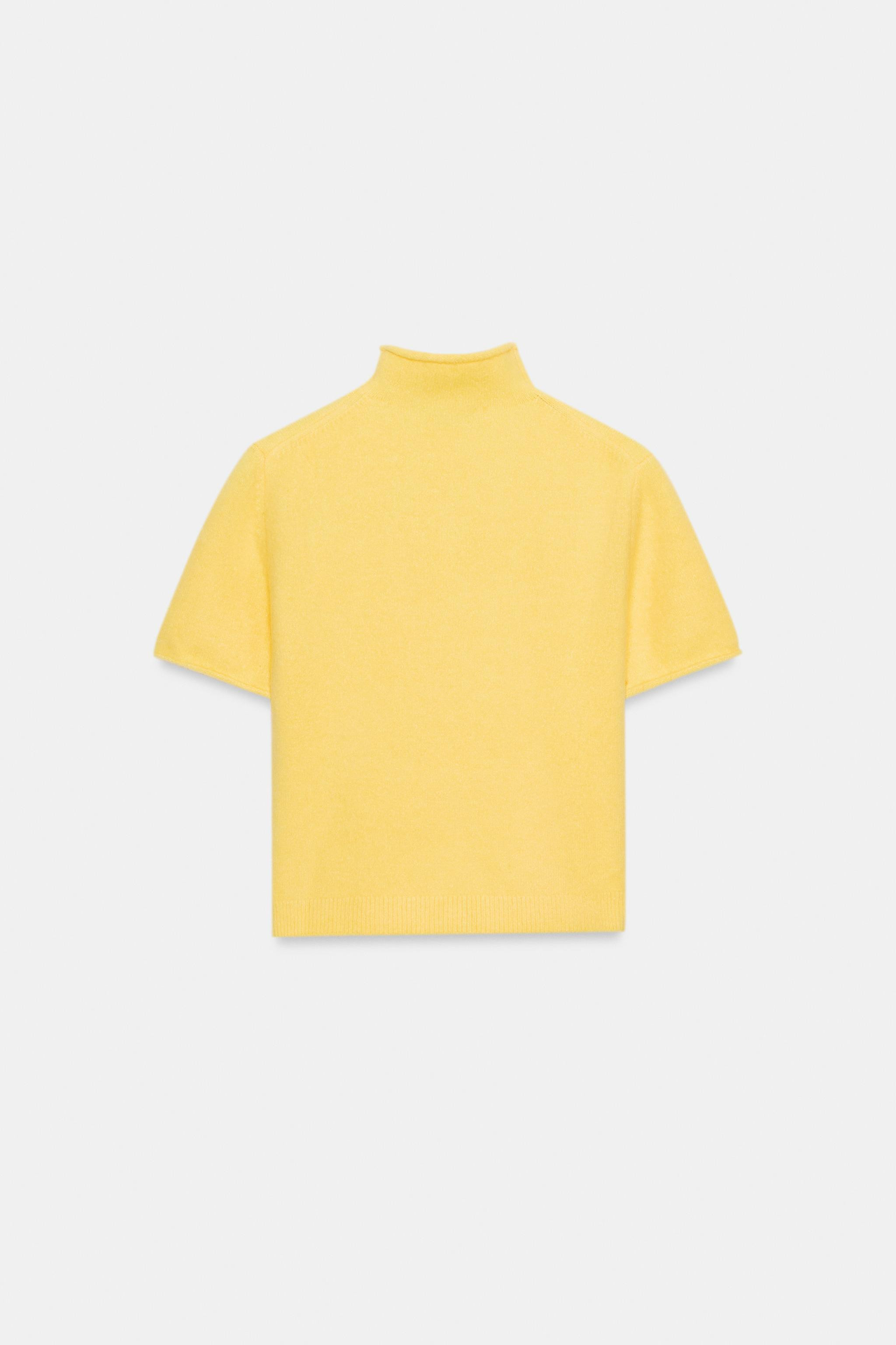 SOFT KNIT SHORT SLEEVE JUMPER | Zara UK