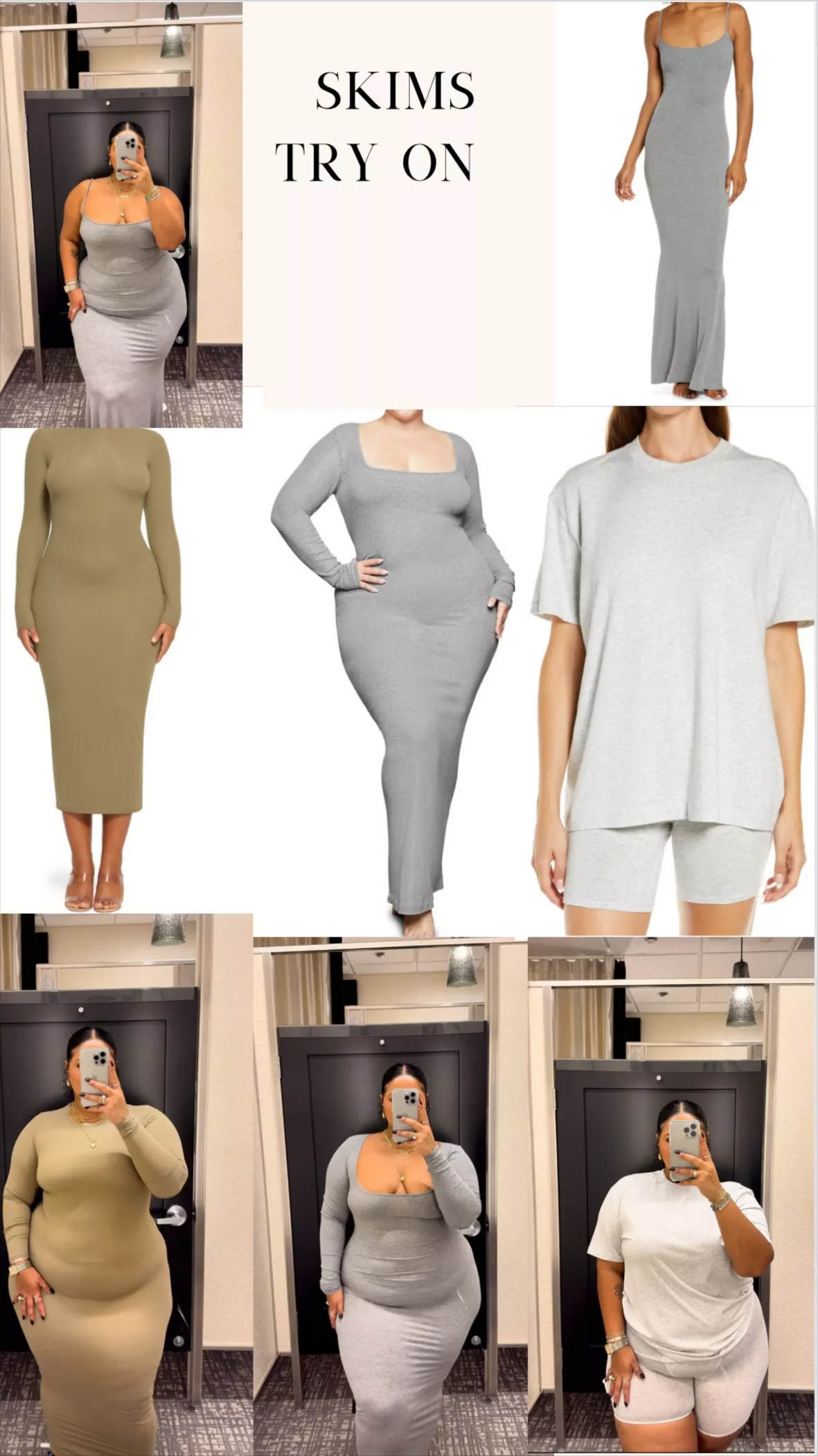 SKIMS Fits Everybody Long Sleeve … curated on LTK  Long sleeve dress  outfit, Long sleeve, Spring outfits