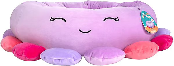 SQUISHMALLOWS JPT Beula The Octopus Cat & Dog Bed, Purple, Large - Chewy.com | Chewy.com