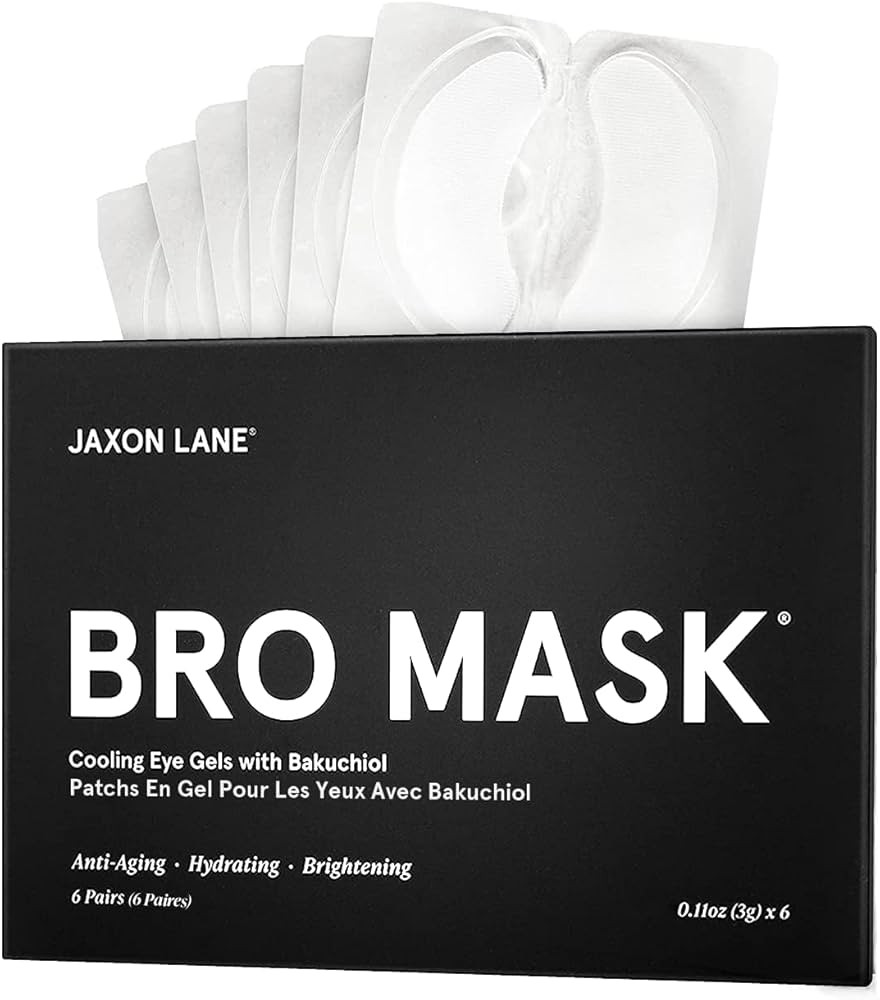 BRO MASK Under Eye Gel Pads: Cooling Eye Patches for Dark Circles and Puffiness | Anti Aging Hydr... | Amazon (US)