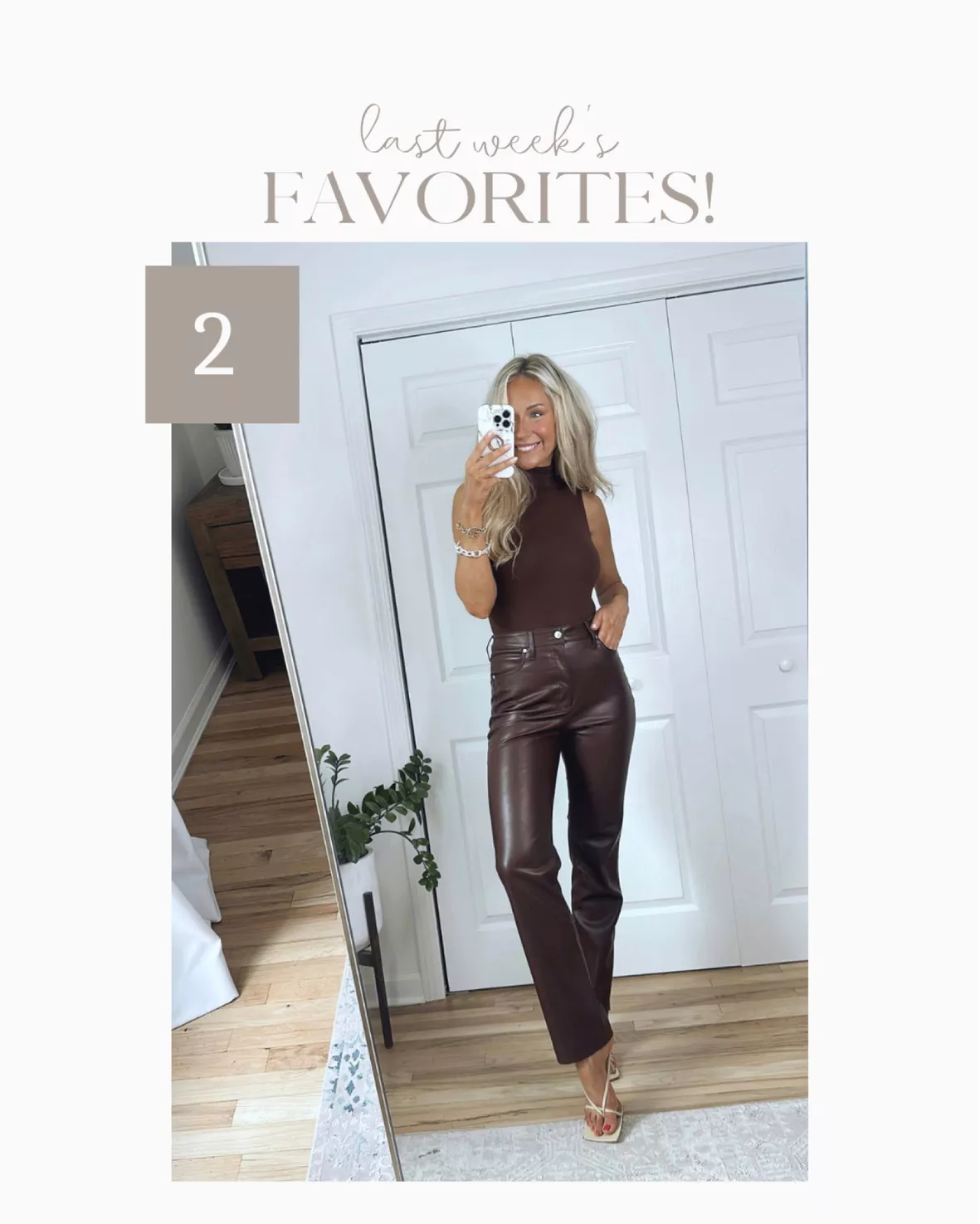 Super High Waisted Faux Leather … curated on LTK