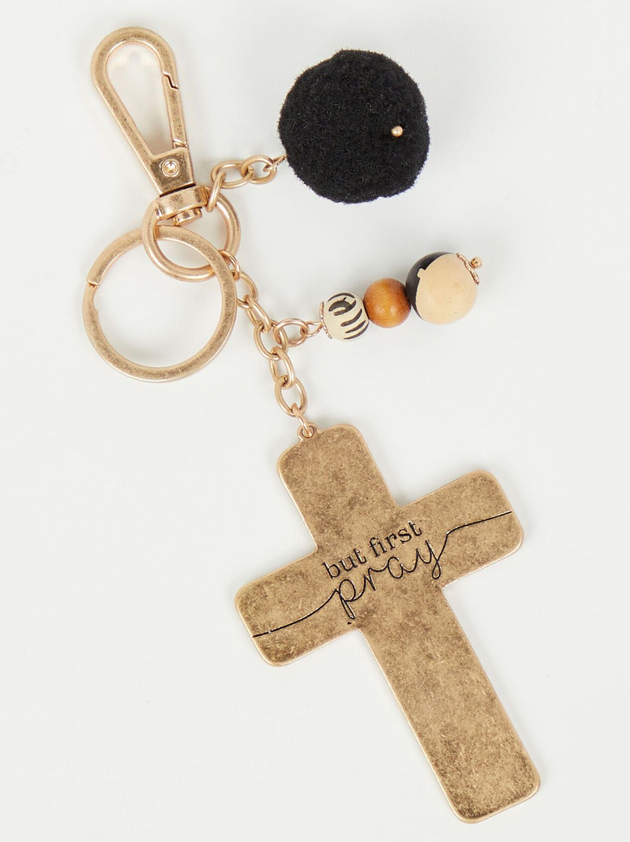 But First Pray Keychain | Altar'd State