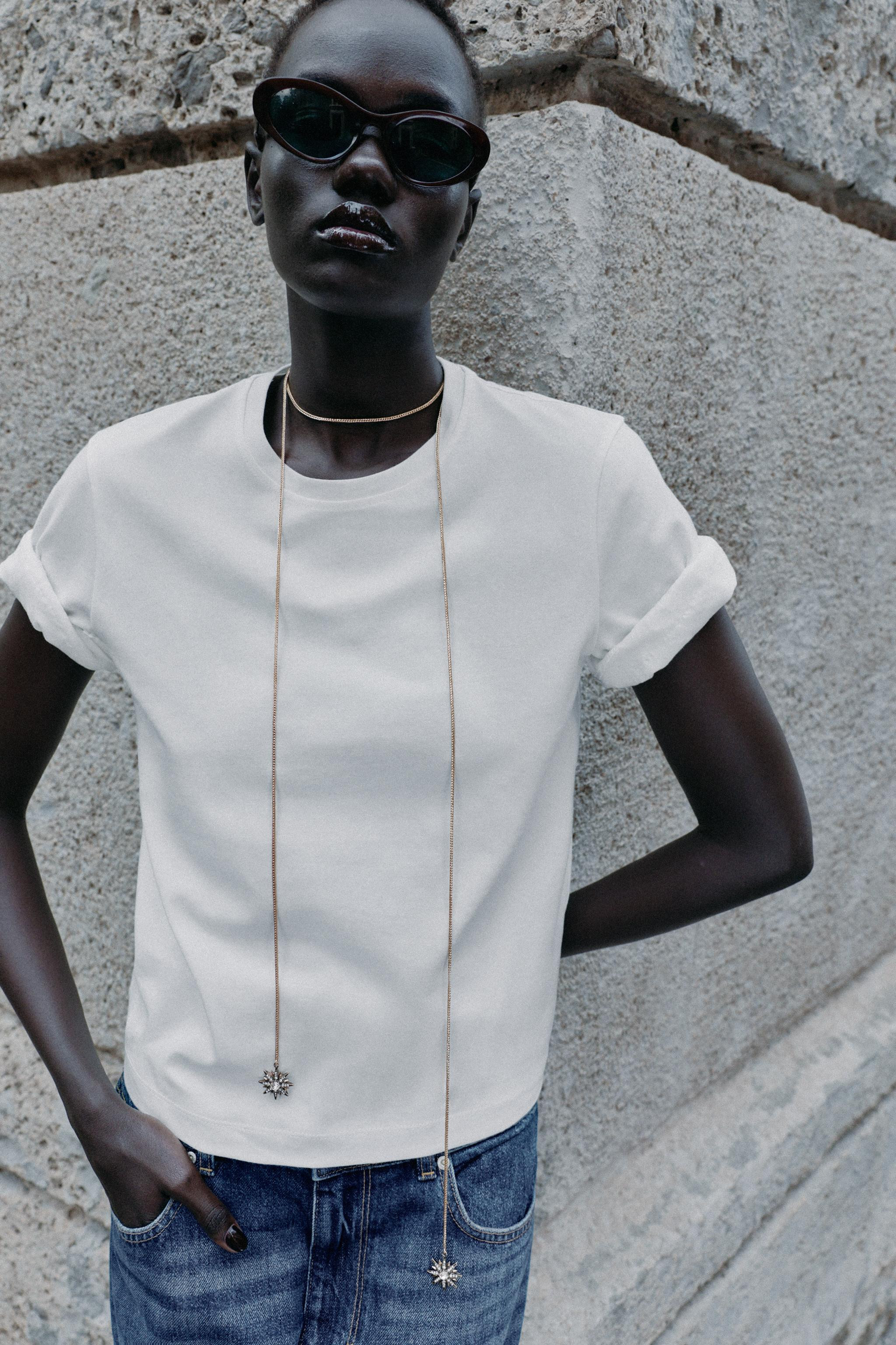 LONG CHAIN STAR NECKLACE | Zara US