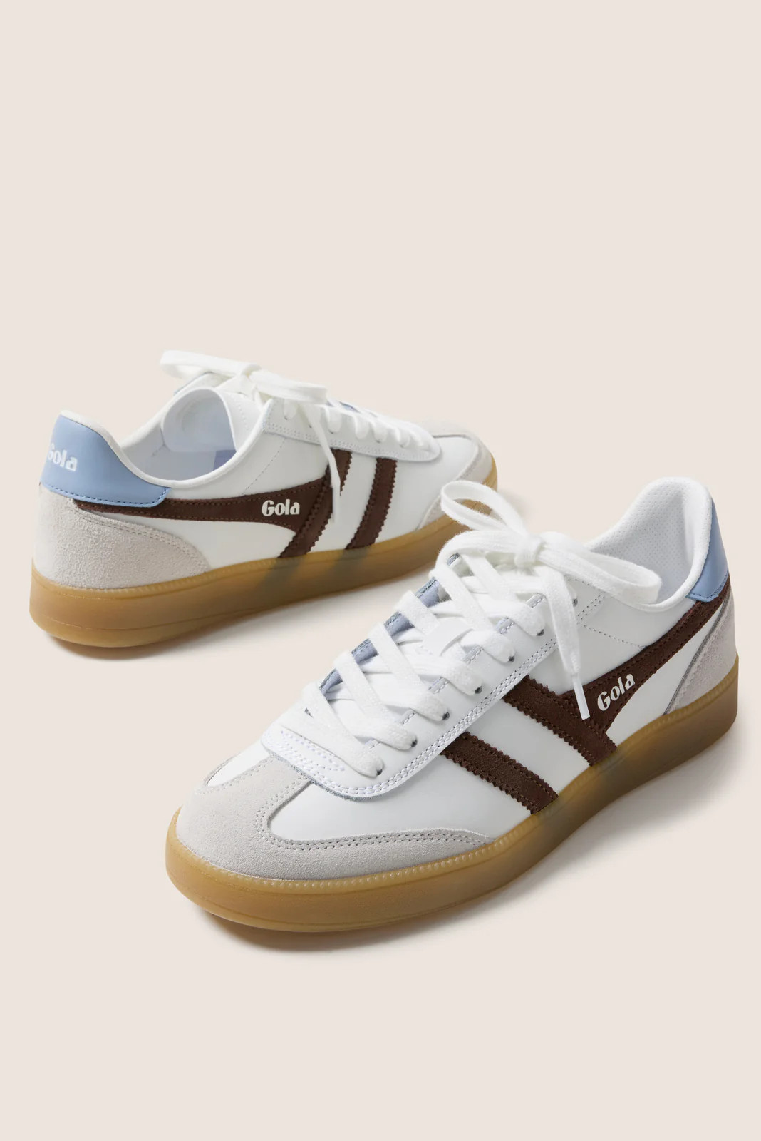 GOLA Women's Viper Leather Sneakers, Size 10, White | Evereve