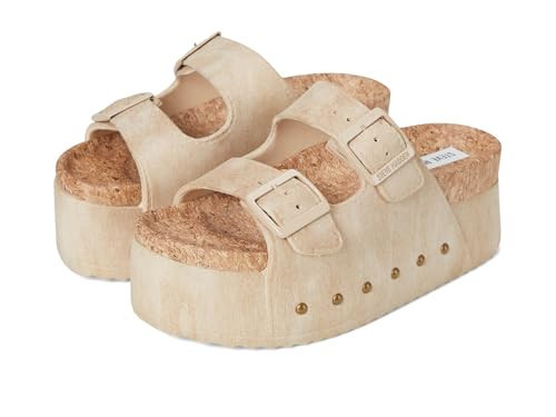 Steve Madden Women's Kali Wedge Sandal, Tan Jelly, 9 | Amazon (US)