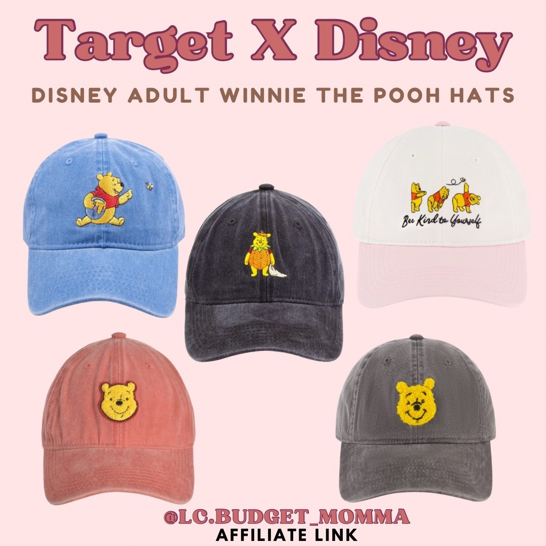 #winniethepooh #disney #disneyadult #hat #cap #pooh #poohbear #disneyootd #target #targethaul #targetfinds

#LTKStyleTip #LTKFindsUnder50