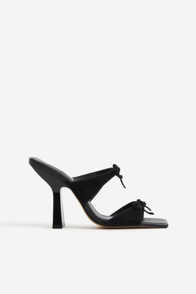 Suede heeled sandals | H&M (UK, MY, IN, SG, PH, TW, HK)