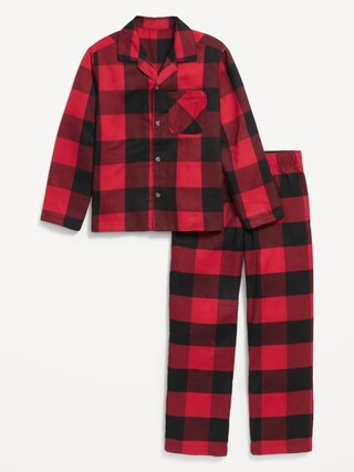 Gender-Neutral Matching Flannel Pajama Set for Kids | Old Navy (CA)