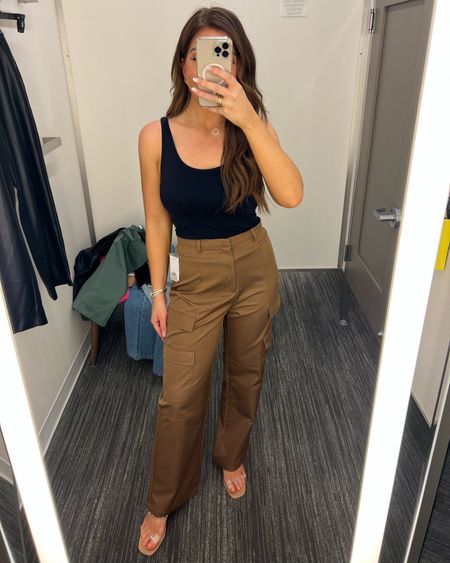 These cargo style trousers are $45 in the Nordstrom Anniversary Sale 🤩 They come in this chocolate brown, sage green, and black! Wearing a size small in the pants, and a size medium in the tank, both fit tts. 
NSale is open today for cardholders & open access starts on the 17th! 
More sale finds are linked below 💕

Nordstrom Anniversary Sale, NSale, Cargo Pants, Under $50, Madison Payne

#LTKsalealert #LTKxNSale #LTKSeasonal