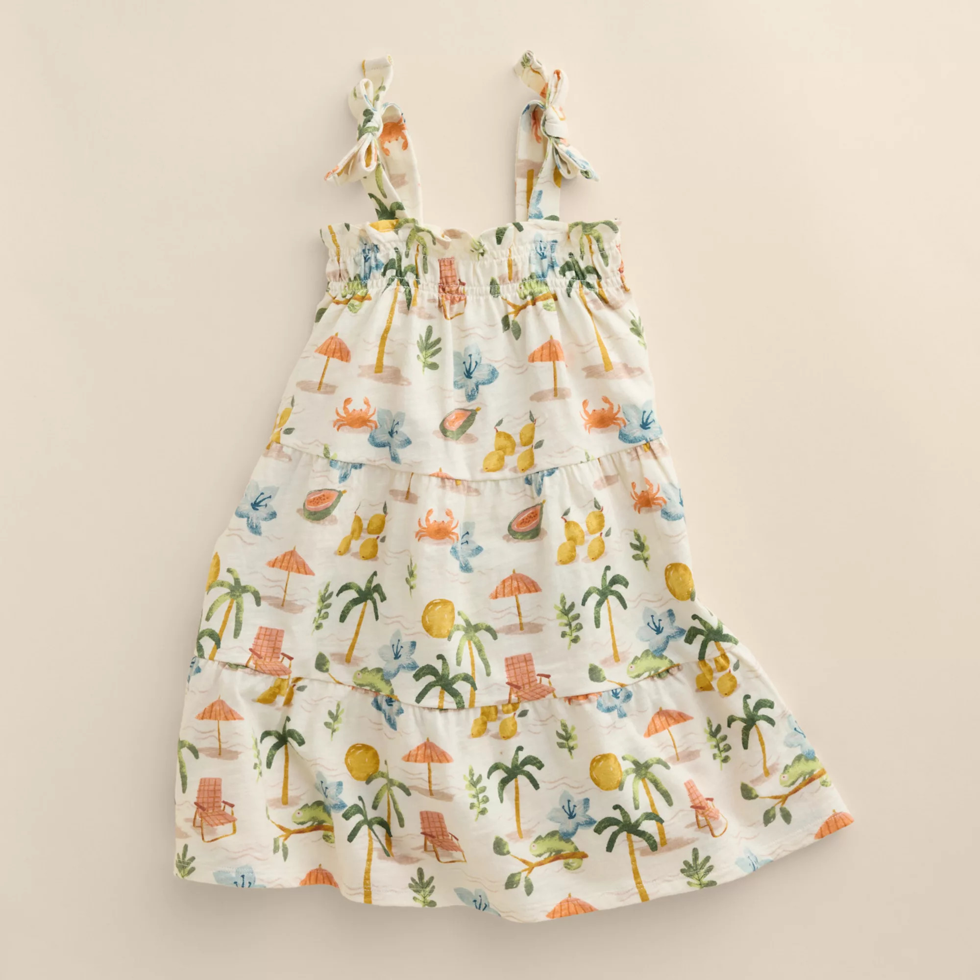 Baby & Toddler Girl Little Co. by Lauren Conrad Smocked Tiered Dress | Kohl's