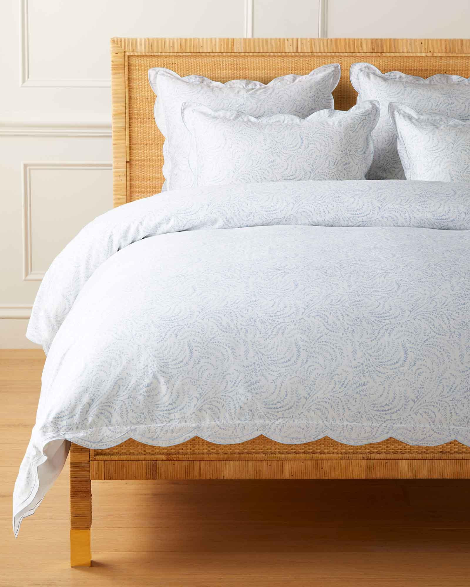 Priano Sateen Duvet Cover | Serena and Lily