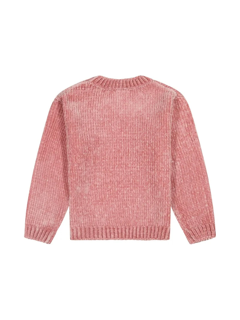 Lilo & Stitch Toddler Girls Chenille Sweater, Sizes 12 Months - 5T | Walmart (US)