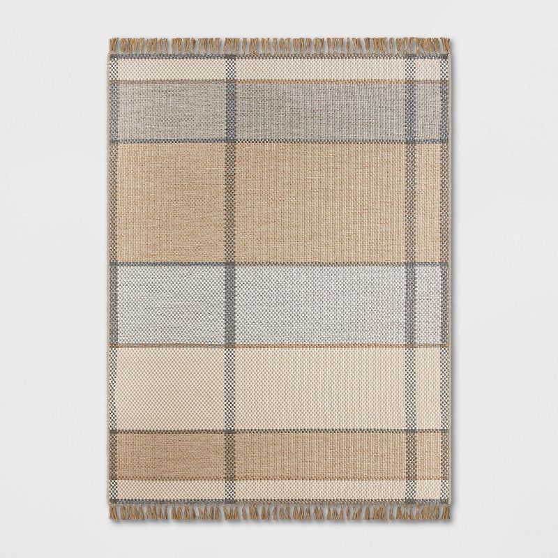 Oversized Plaid Outdoor Rug - Threshold™ designed with Studio McGee | Target