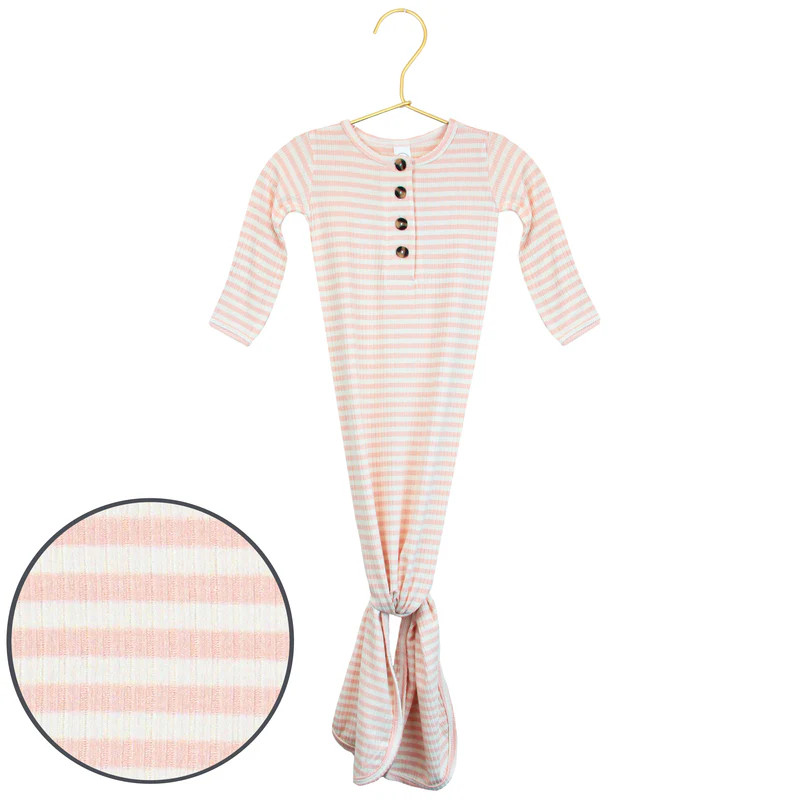 Harper Ribbed Knotted Gown | Lou Lou & Company