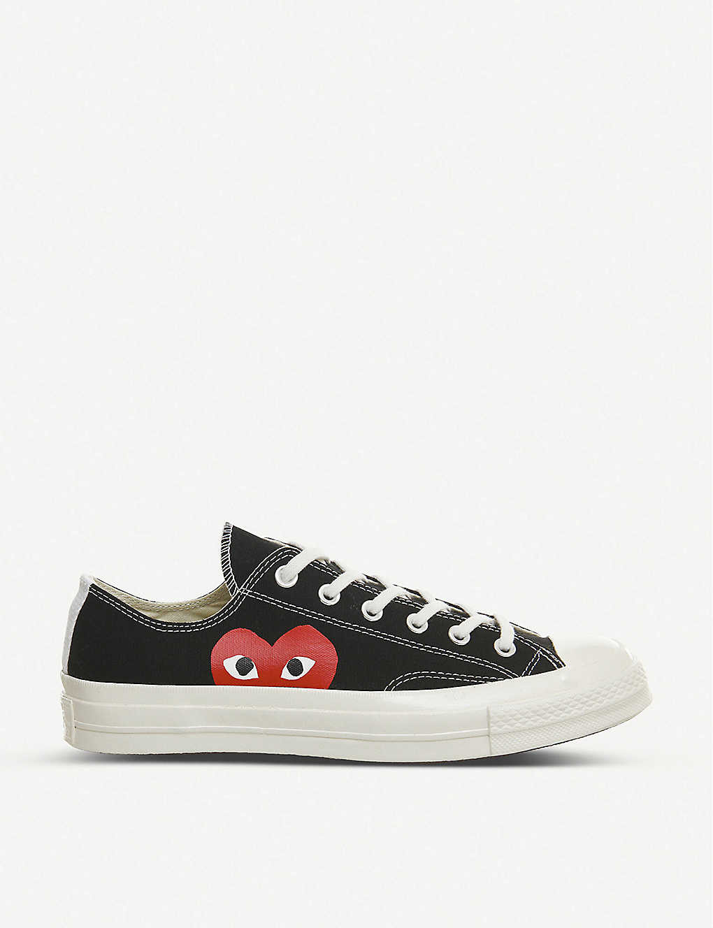Comme Des Garçons PLAY x Converse 70s canvas low-top trainers | Selfridges