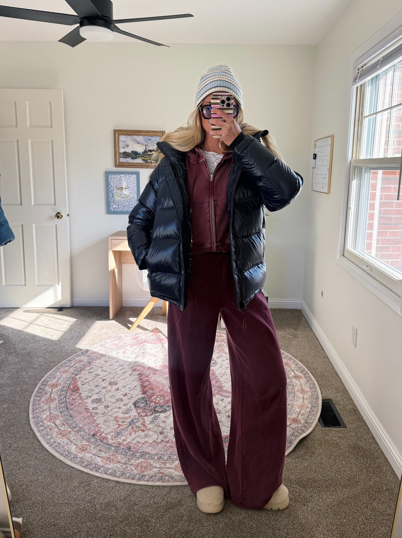 Winter outfit of the day 🫐🐙❄️ medium in the coat, small in the hoodie, small tall in the pants!

#LTKSeasonal #LTKootd #LTKTall