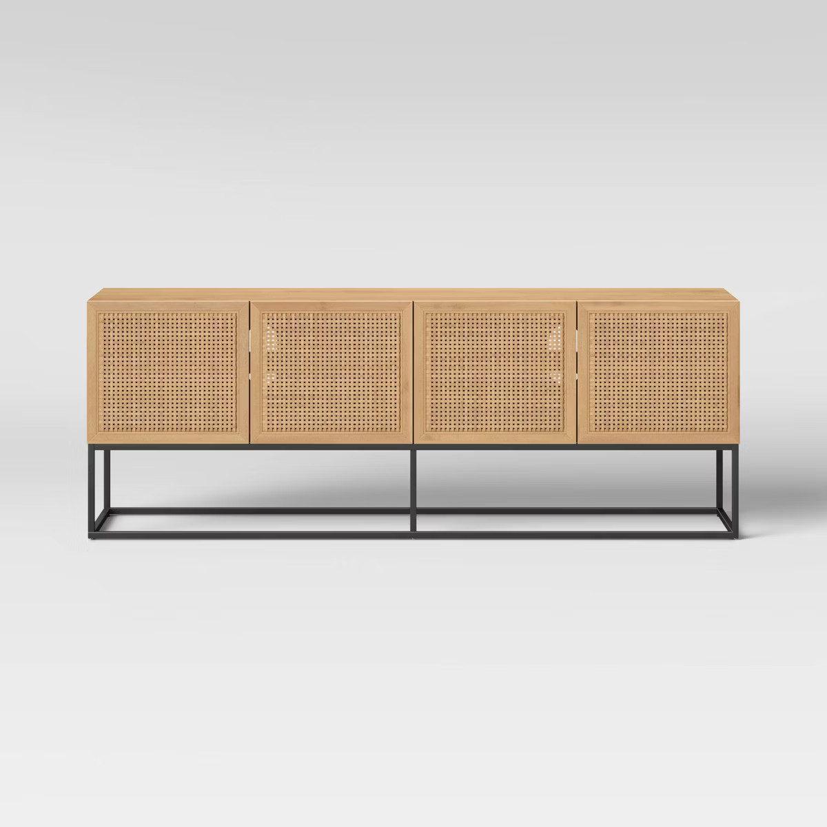 Belmar Woven TV Stand for TVs up to 60" Natural - Threshold™ | Target