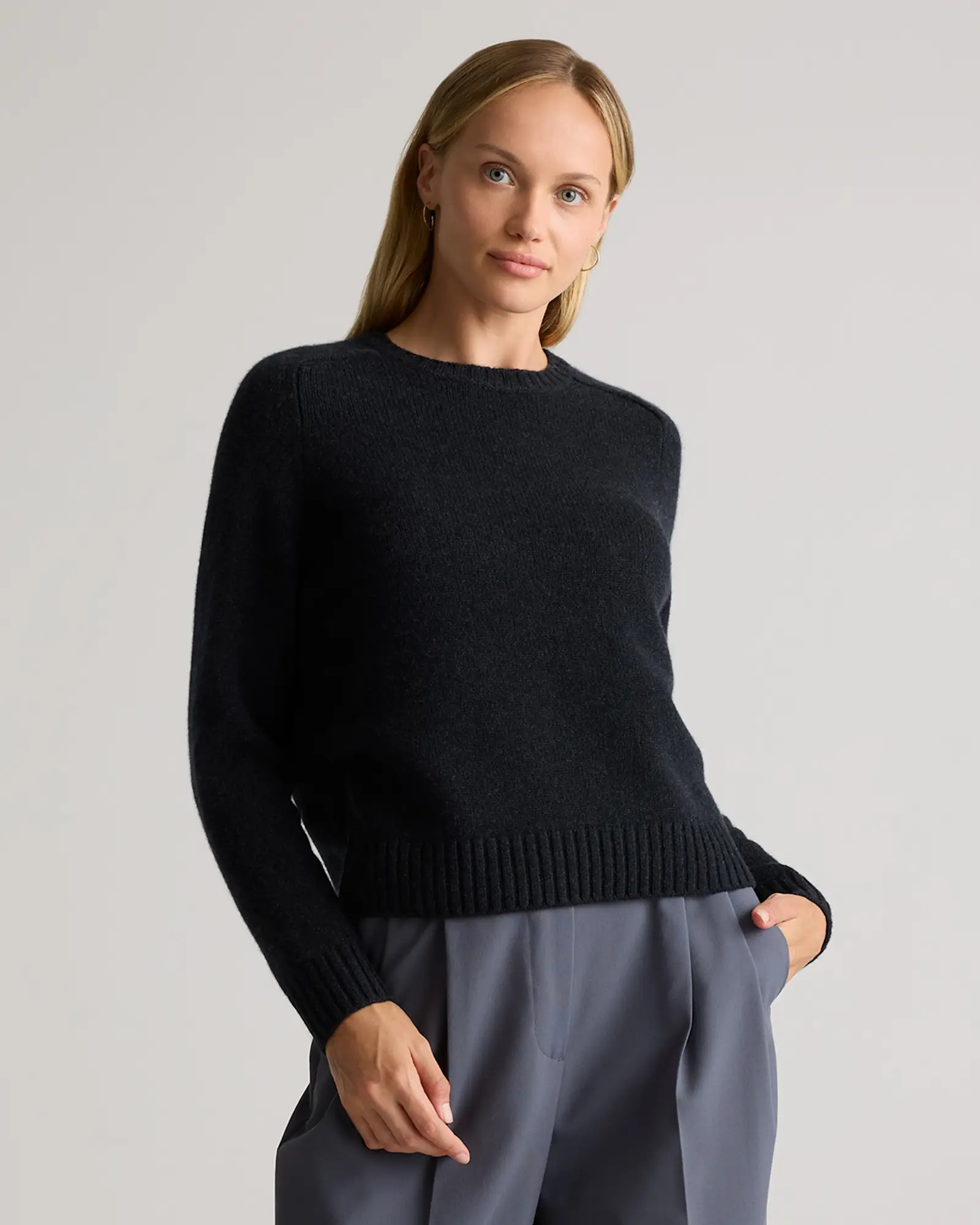 Luxe Baby Cashmere Crewneck Sweater | Quince