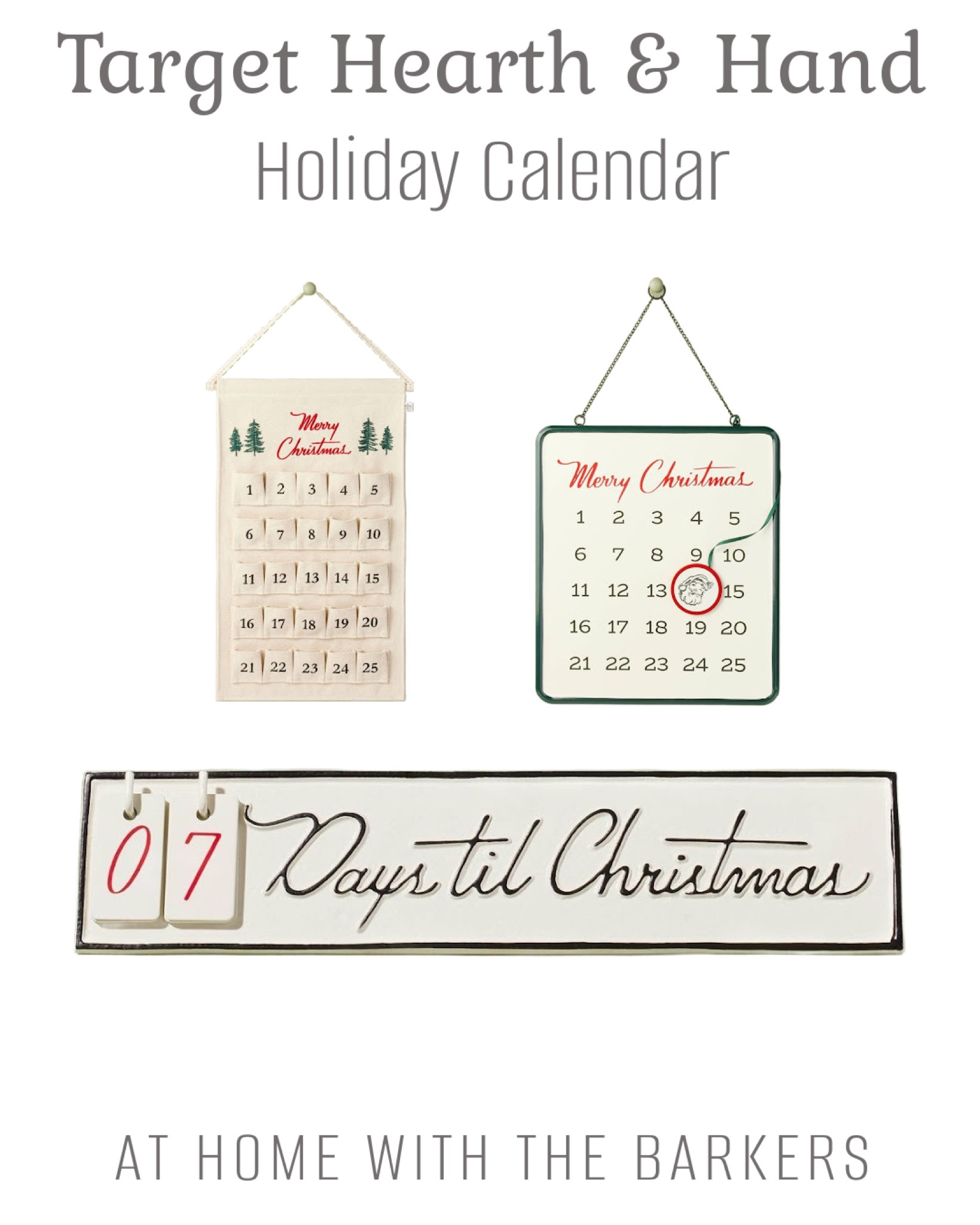 Fabric Pocket Christmas Advent … curated on LTK