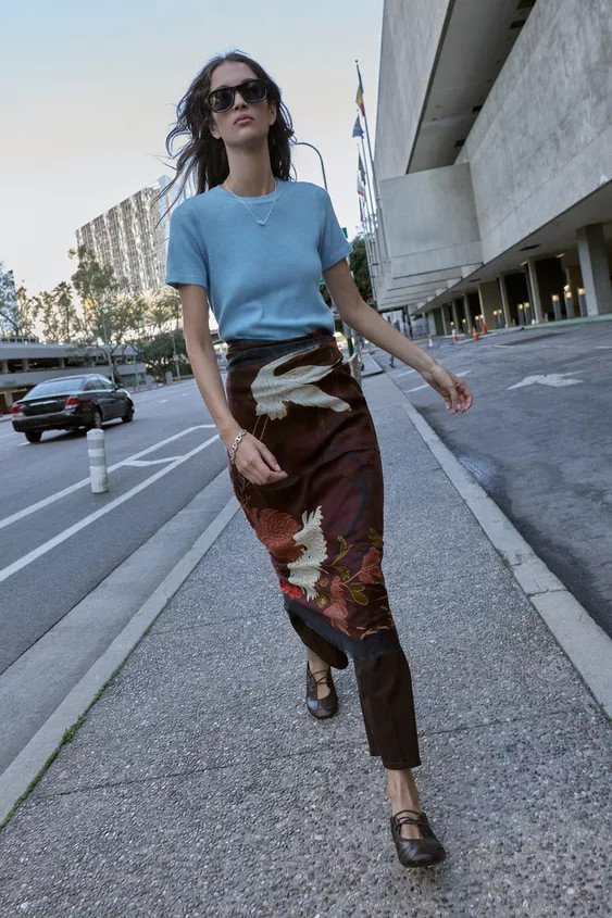 FLORAL PRINT SCARF | Zara US