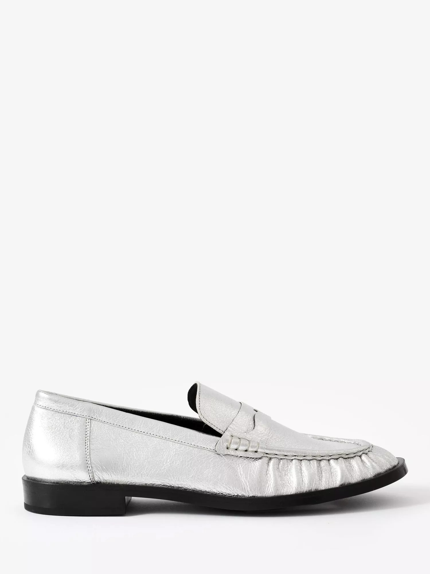 Mint Velvet Leather Flat Slip-On Loafers | John Lewis (UK)