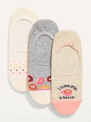 Novelty No-Show Sneaker Socks 3-Pack For Women | Old Navy (US)