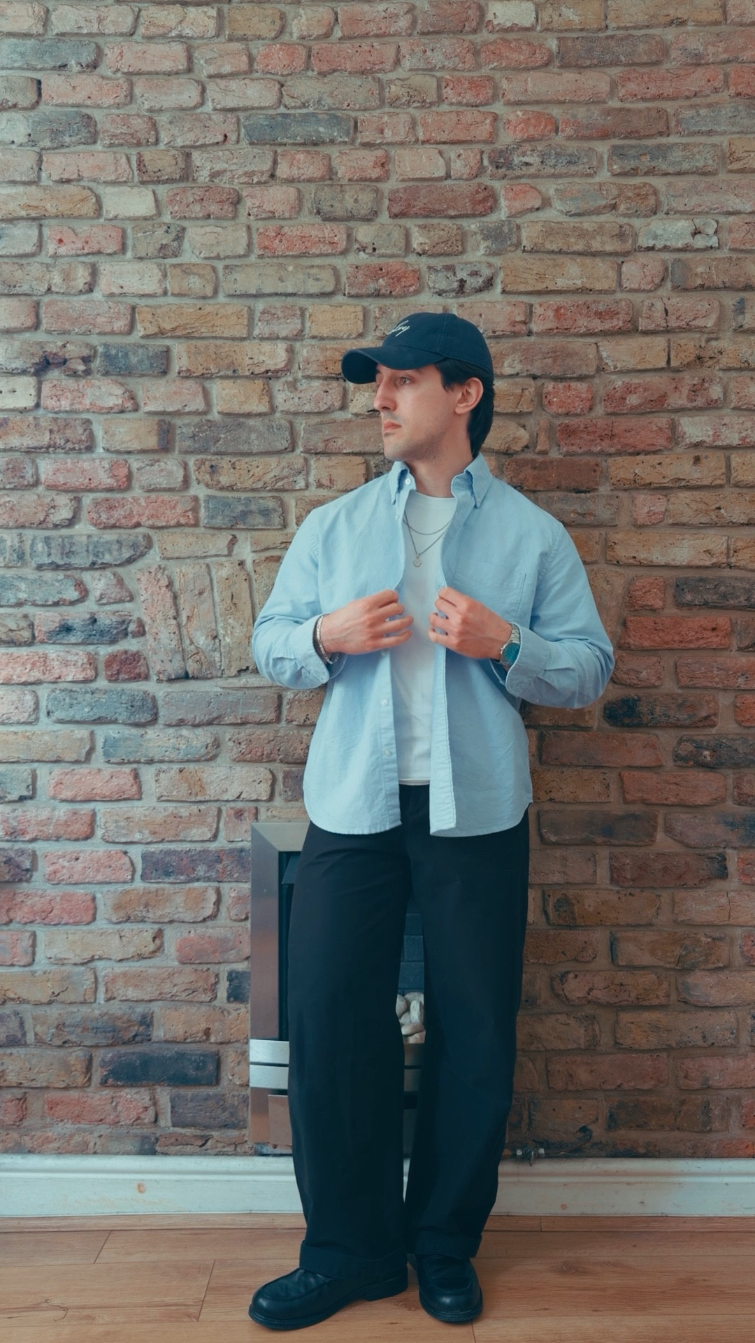 Spring Outfit Idea! Mostly Uniqlo and shirt from proper cloth. Will link alternative 🙌
