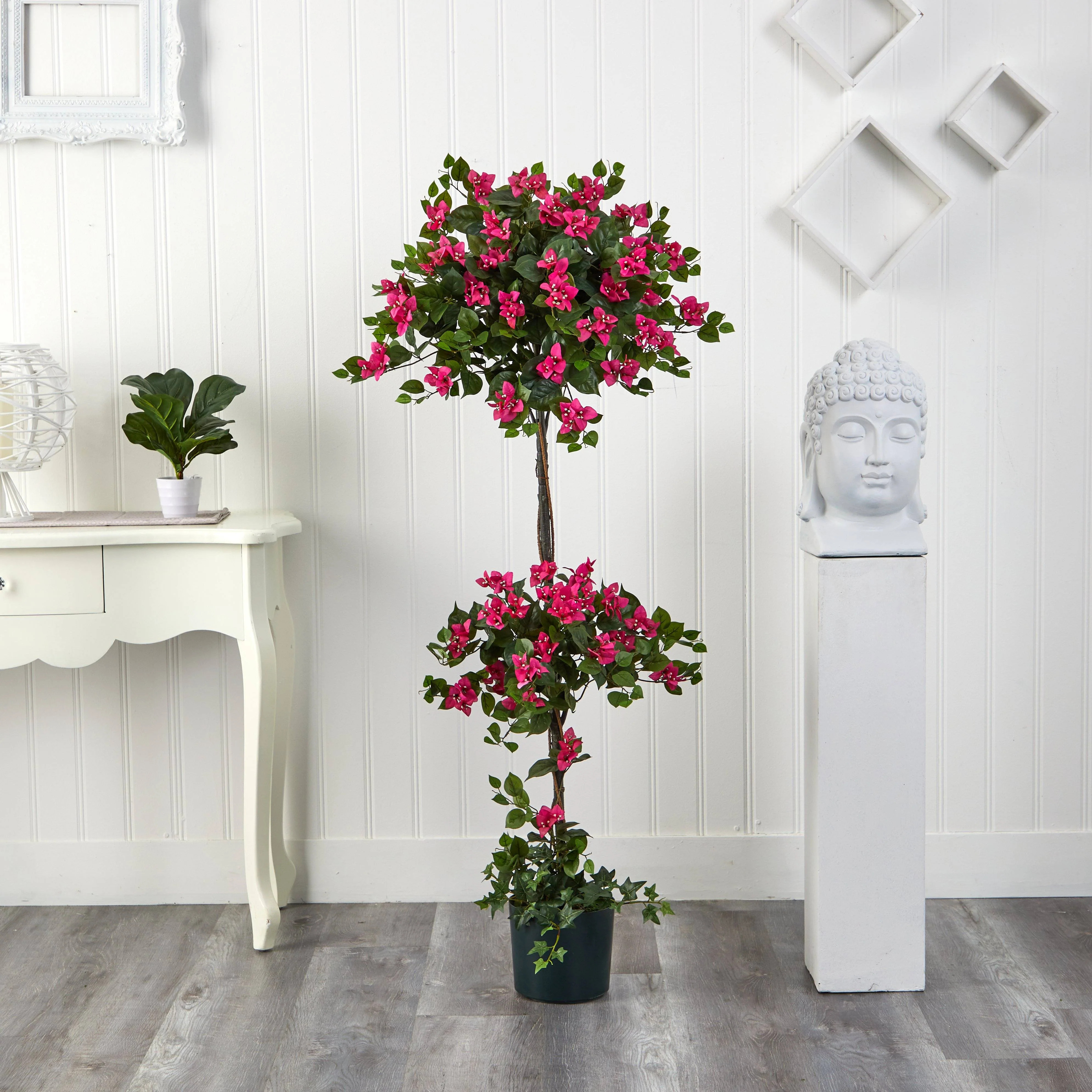 5' Mini Bougainvillea Topiary | Nearly Natural | Nearly Natural