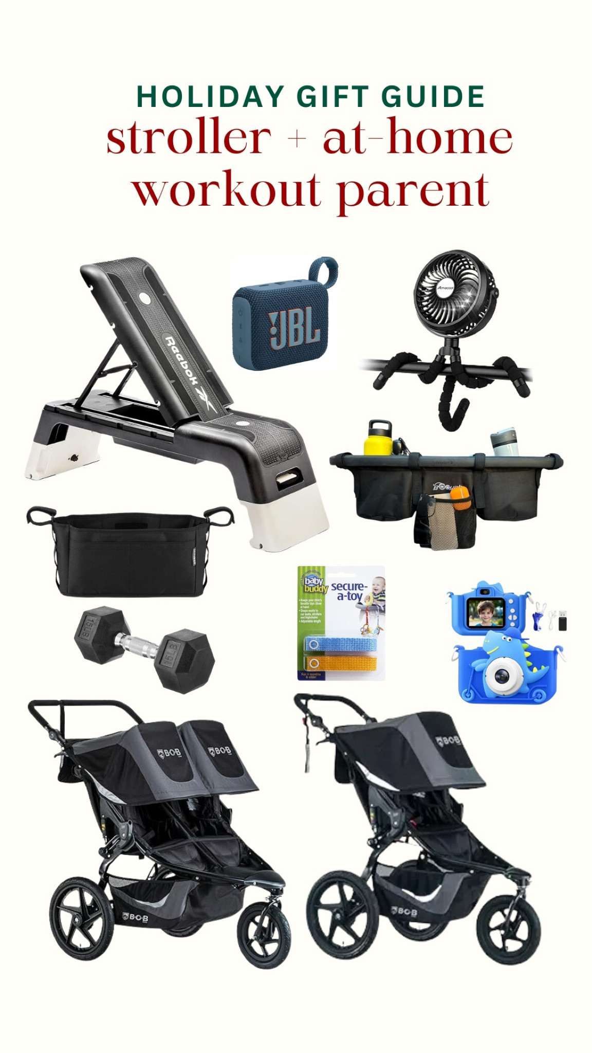 🎁 gift guide 🎁 stroller + at home workout parent 

#LTKFitness #LTKActive #LTKGiftGuide