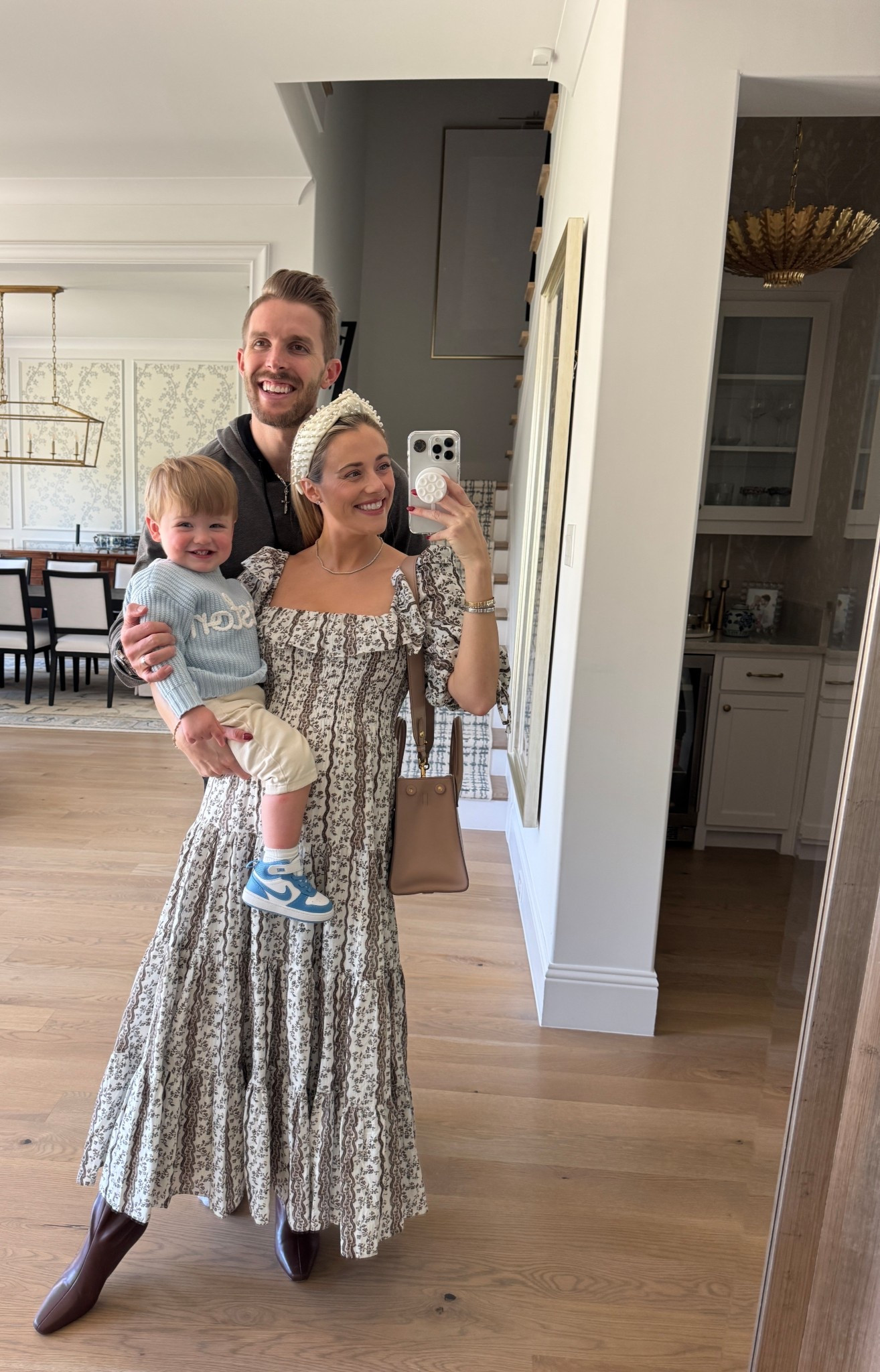 Fall Outfit
Brown and White Dress
Hill House Dress 

#LTKStyleTip #LTKSeasonal