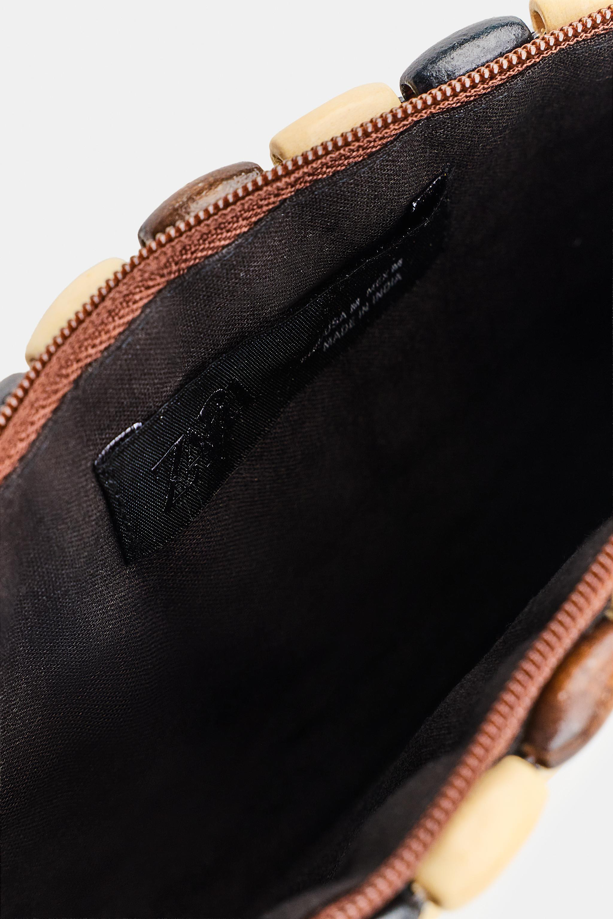 MINI WOODEN BEAD CROSSBODY BAG | Zara Canada