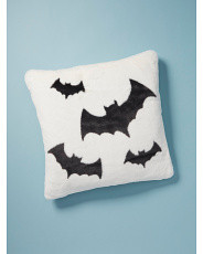 20x20 Faux Fur Bats Bristol Pillow | HomeGoods