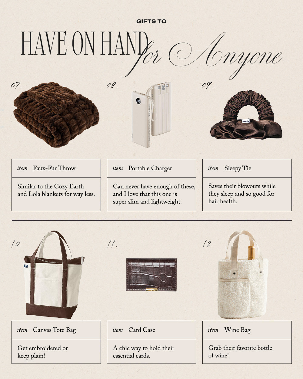 Gifts to have on hand for anyone 

 #LTKGiftGuide #LTKHoliday #LTKmomlife