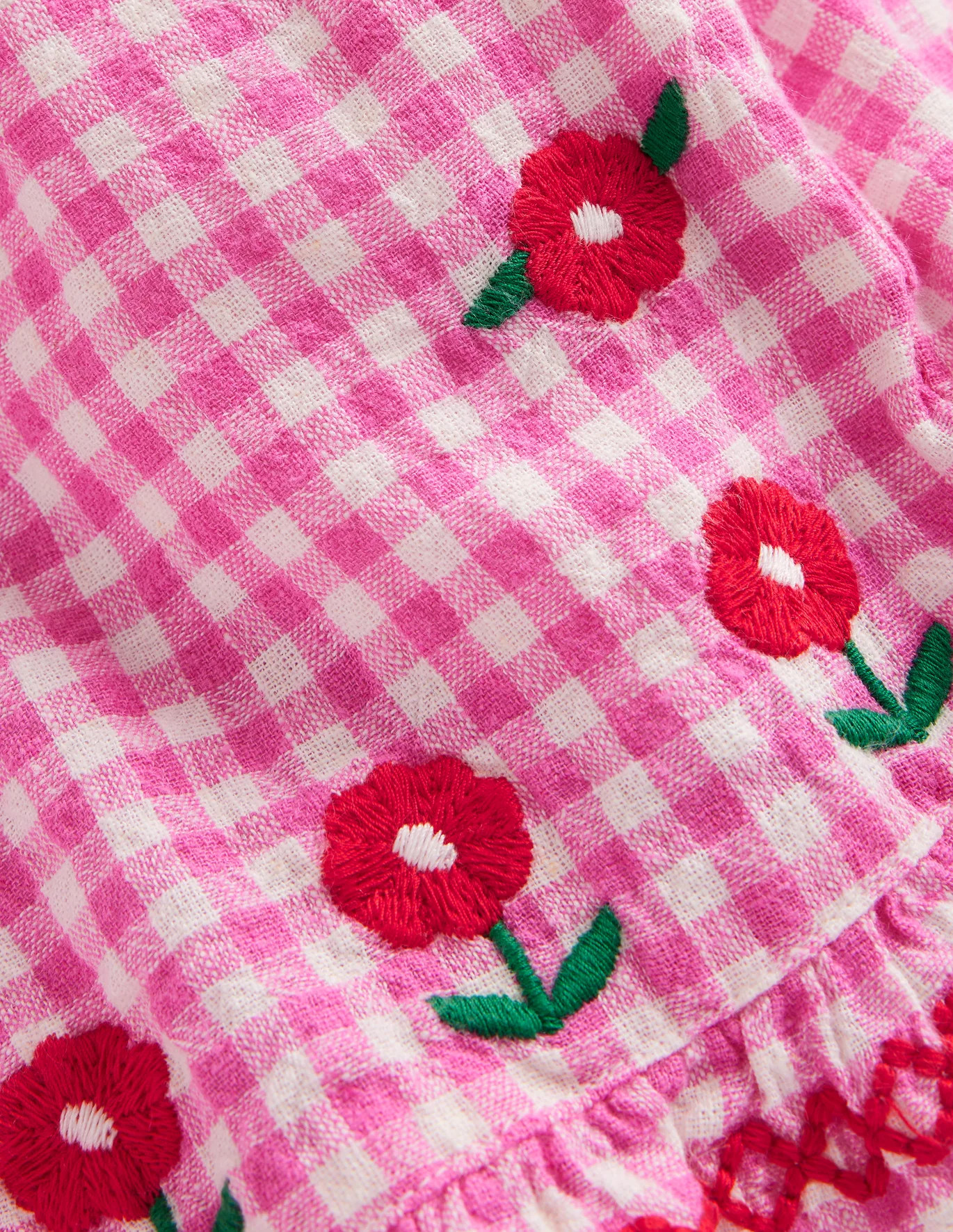 Pink/ Ivory Gingham | Boden (US)