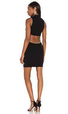 Line & Dot Audrey Mini Dress in Black from Revolve.com | Revolve Clothing (Global)