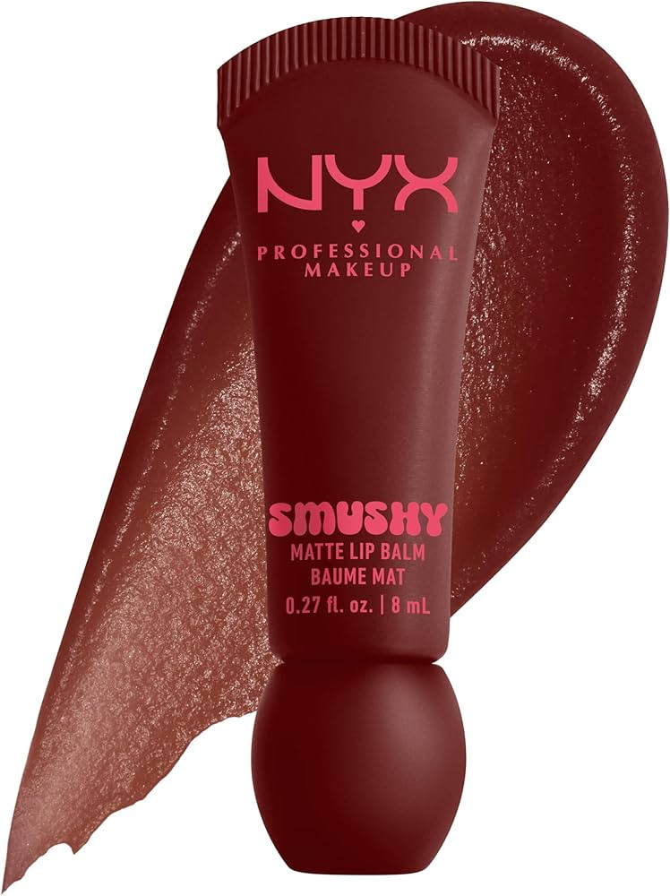 NYX PROFESSIONAL MAKEUP Smushy Matte Lip Balm, Tinted Lip Moisturizer with Soft, Matte Finish - S... | Amazon (US)