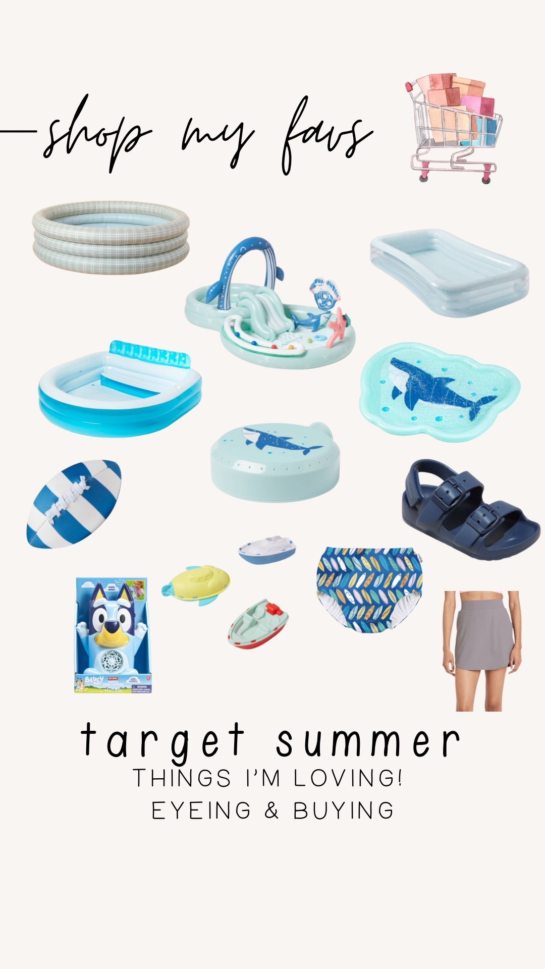 Target hello summer sale 🌞

wearing my true size small in the skirt! 

toddler summer | toddler boy | target | summer sale | memorial day | outside toy | reusable swim diaper | inflatable pool | sprinkler | bubbles | pool toys | athletic skirt 

#LTKFamily #LTKSummerEdit #LTKKids