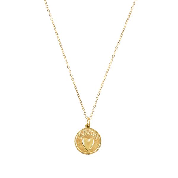 Round MAMA Heart Coin Necklace | HART