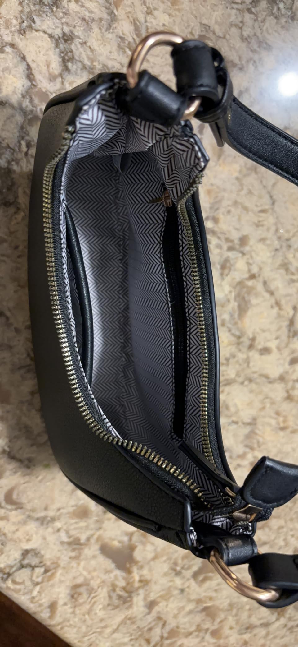 FashionPuzzle Small Crescent Shoulder Bag Underarm Purse | Amazon (US)