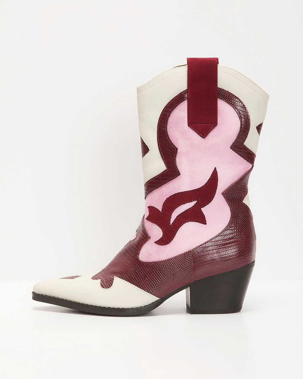Joyner Abstract Print Faux Leather Boot | VICI