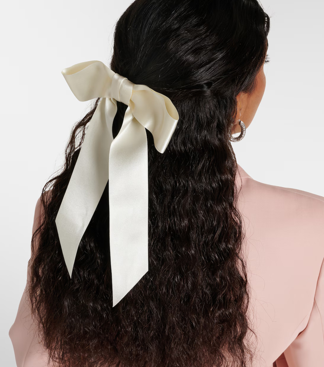 Virginia silk satin bow barrette | Mytheresa (US/CA)