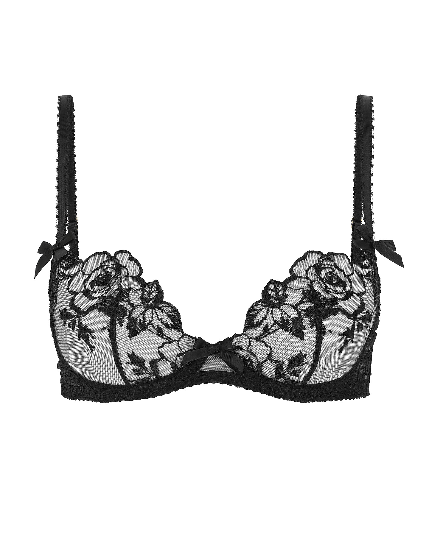Callypso Plunge Underwired Bra in Black | By Agent Provocateur | Agent Provocateur (US)